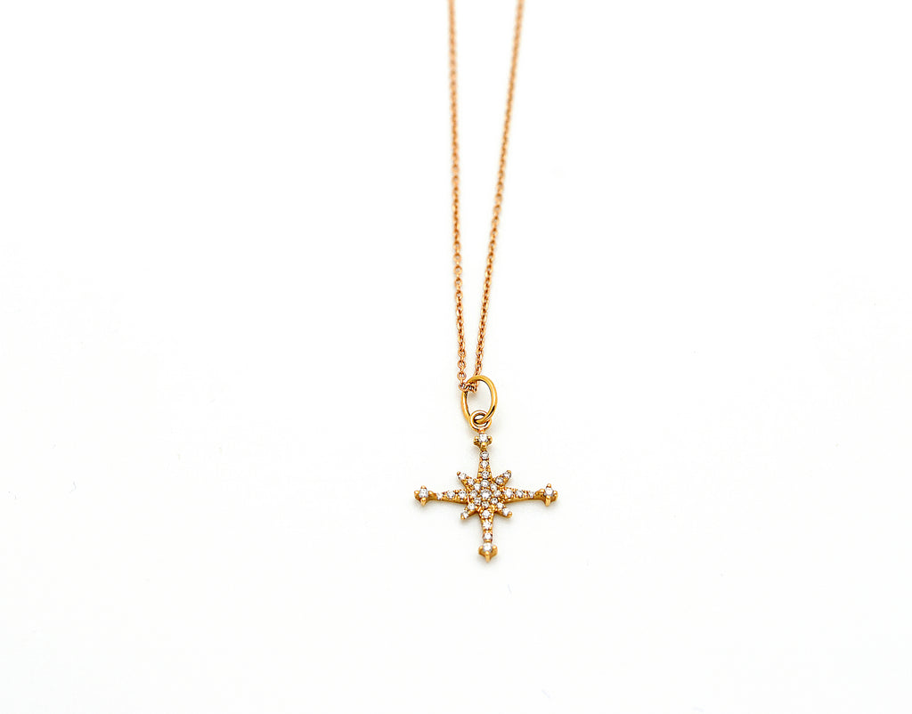 14K Gold Mini Stella Star Necklace