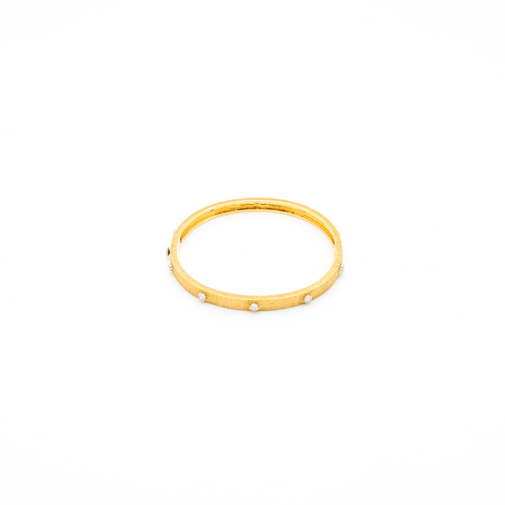 18K Yellow Gold Diamond Bracelet - .33ct