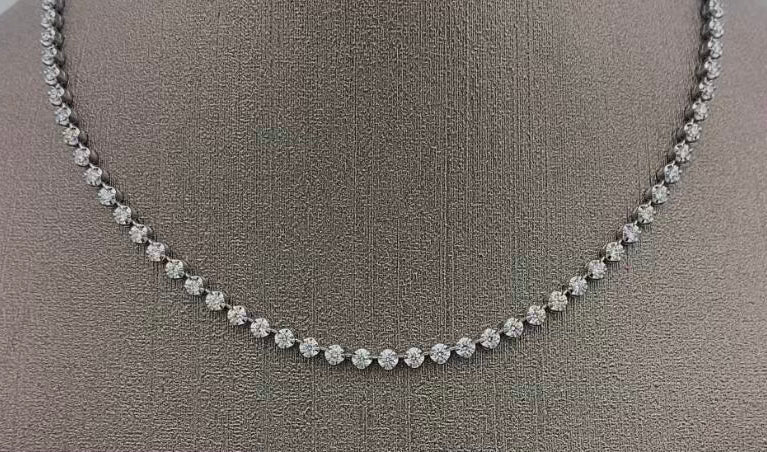 2.20ct Diamond Necklace - 60 Stones!